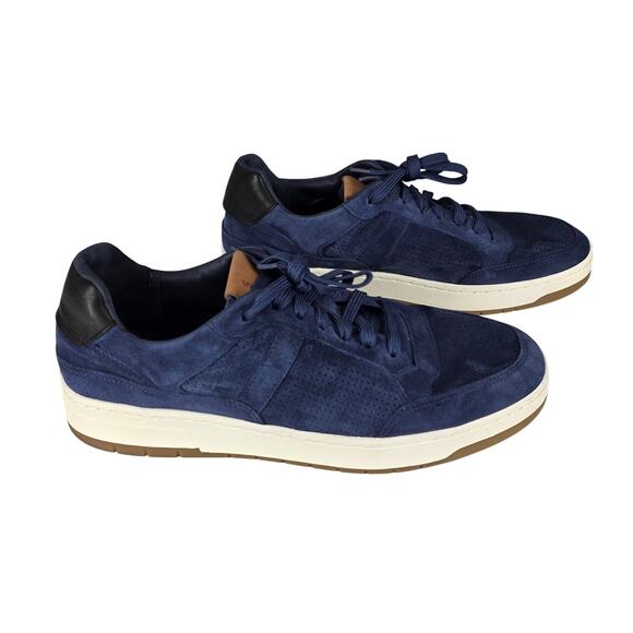 VINCE BLUE MASON SNEAKER SUEDE LEATHER GUM SOLE CASUAL SHOE SIZE 9 - Picture 1 of 11
